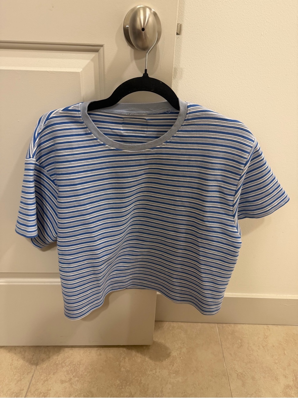 Daily Drills X-Small/Small Blue Ribbed Top. 💙⚡️